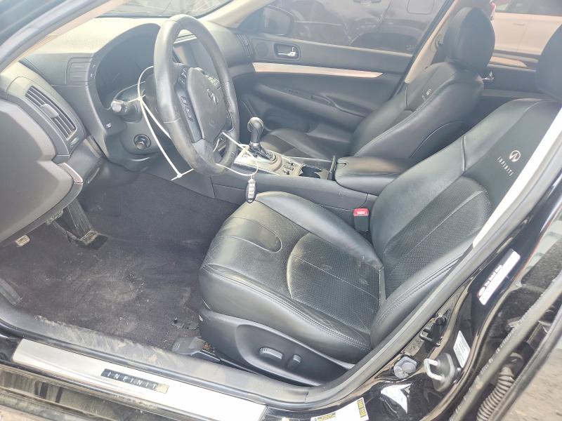 2013 Infiniti G VIN JN1CV6AR9DM766728 COPART salvage auction — FRONT END, Nj - Cert Of Title-Salvage, sold $450 on 2026-07-22 (photo 7)