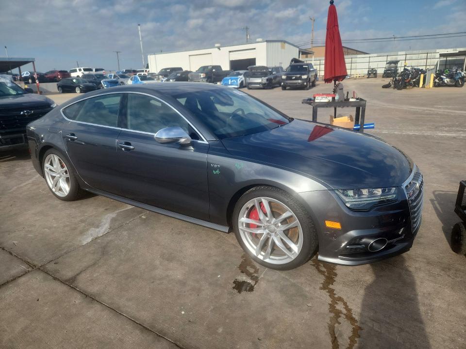 2017 Audi S7 VIN WAUWFAFC2HN118580 COPART salvage auction — FRONT END, TX - SALVAGE VEHICLE TITLE, sold $13,700 on 2026-09-17 (photo 4)