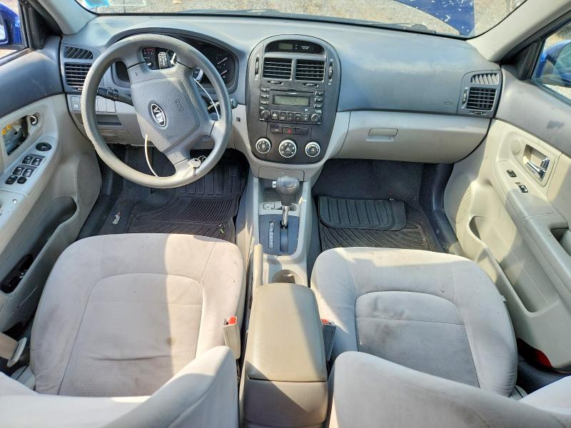 2009 Kia Spectra VIN KNAFE222695637817 COPART salvage auction — FRONT END, Nj - Cert Of Title-Salvage, sold $375 on 2026-07-07 (photo 8)