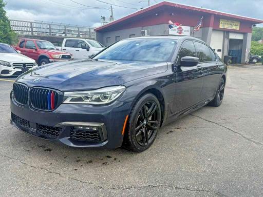 2018 BMW 7er VIN WBA7F2C55JB238705 COPART salvage auction — MINOR DENT/SCRATCHES, Mi - Certificate Of Title (P), sold $12,300 on 2026-07-14 (photo 1)