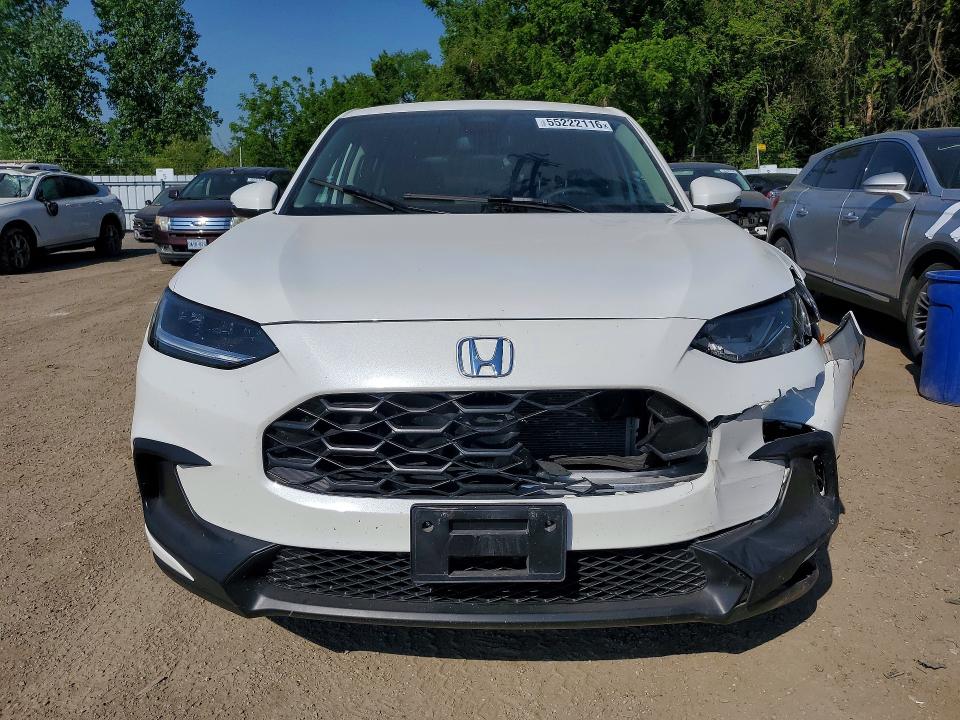2026 Honda Hr-v VIN 3CZRZ1H34TM101524 COPART salvage auction — FRONT END, On - Permit No Brand - Unfit, sold $11,900 on 2026-07-02 (photo 5)