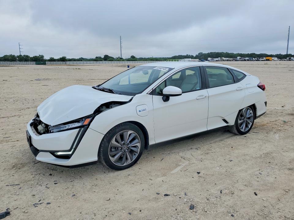 2018 Honda Clarity VIN JHMZC5F37JC010620 COPART salvage auction — FRONT END, TX - SALVAGE VEHICLE TITLE (P), sold $3,550 on 2026-07-09 (photo 1)