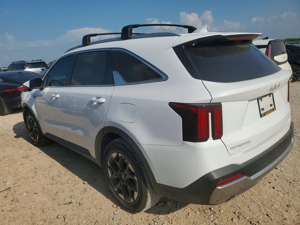 2025 Kia Sorento VIN 5XYRL4JC3SG328993 COPART salvage auction — FRONT END, Tx - Salvage Vehicle Title, sold $2,100 on 2026-07-30 (photo 2)