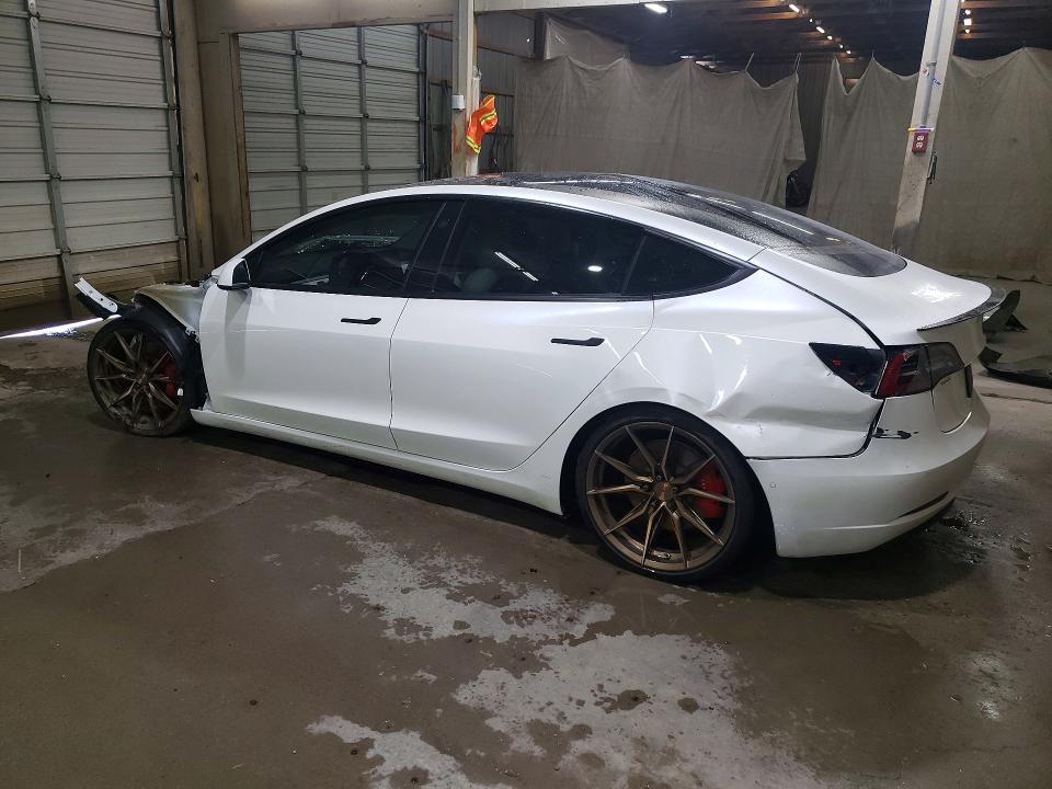 2020 Tesla Model 3 VIN 5YJ3E1EC9LF624800 COPART salvage auction — SIDE, Tn - Salvage Certificate, sold $4,800 on 2026-07-04 (photo 2)