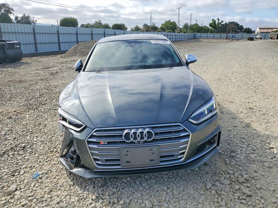 2018 Audi VIN WAUC4CF58JA061708 COPART salvage auction — FRONT END, Ca - Salvage Certificate, sold $7,000 on 2026-07-02 (photo 5)