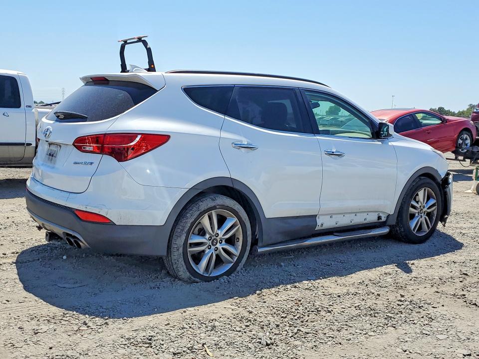 2014 Hyundai Santa fe VIN 5XYZU3LA0EG161113 COPART salvage auction — FRONT END, Ca - Salvage Certificate, sold $1,450 on 2026-07-07 (photo 3)