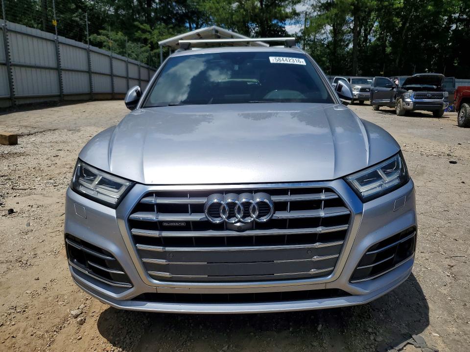 2018 Audi Q5 VIN WA1FNAFY9J2142006 COPART salvage auction — WATER/FLOOD, Ga - Cert Of Title-Flood Salvage, sold $8,000 on 2026-07-17 (photo 5)