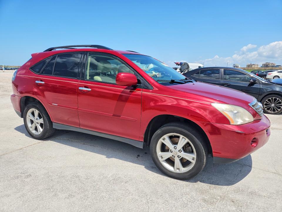 2008 Lexus Rx 400h VIN JTJHW31U082061916 COPART salvage auction — REAR END, La - Cert Of Title-Salvage, sold $575 on 2026-07-08 (photo 4)