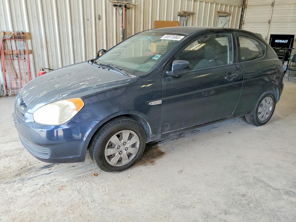 2011 Hyundai Accent VIN KMHCM3AC8BU197969 COPART salvage auction — HAIL, Tx - Cert Of Title-Rebuilt Salvage, sold $350 on 2026-07-17 (photo 1)