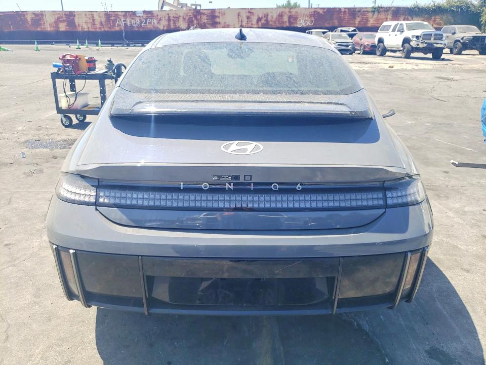 2025 Hyundai Ioniq 6 VIN KMHM34AA6SA115959 COPART salvage auction — FRONT END, CA - SALVAGE CERTIFICATE, sold $12,100 on 2026-08-05 (photo 6)
