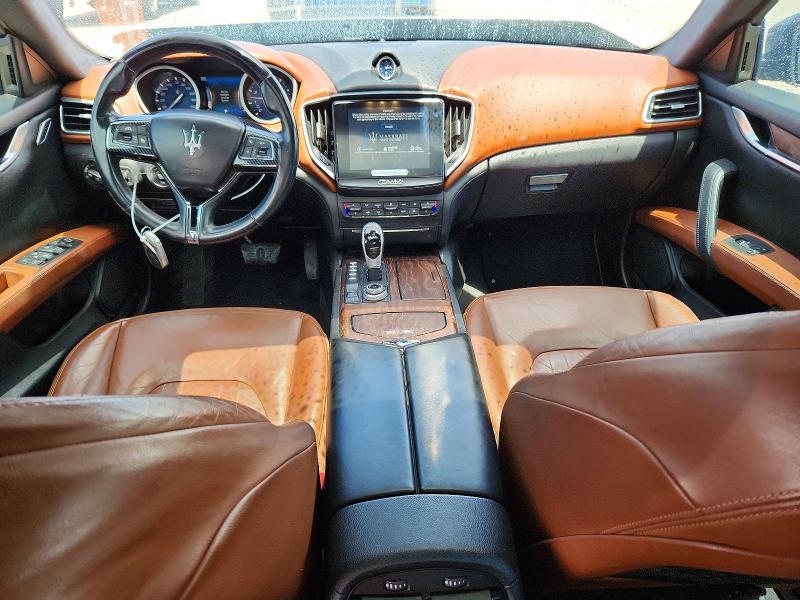2017 Maserati Ghibli VIN ZAM57RTA2H1224138 COPART salvage auction — FRONT END, Ut - Salvage Certificate, sold $1,050 on 2026-09-25 (photo 8)