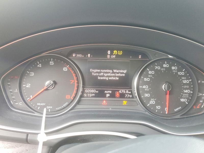 2019 Audi VIN WA1ANAFYXK2117076 COPART salvage auction — FRONT END, Ga - Cert Of Title-Salvage, sold $9,900 on 2026-07-24 (photo 9)