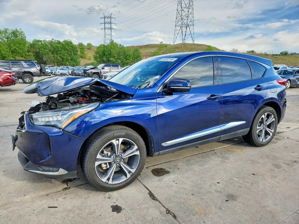 2022 Acura Rdx VIN 5J8TC2H78NL007822 COPART salvage auction — FRONT END, Co - Public - Salvage Title, sold $7,100 on 2026-07-27 (photo 1)
