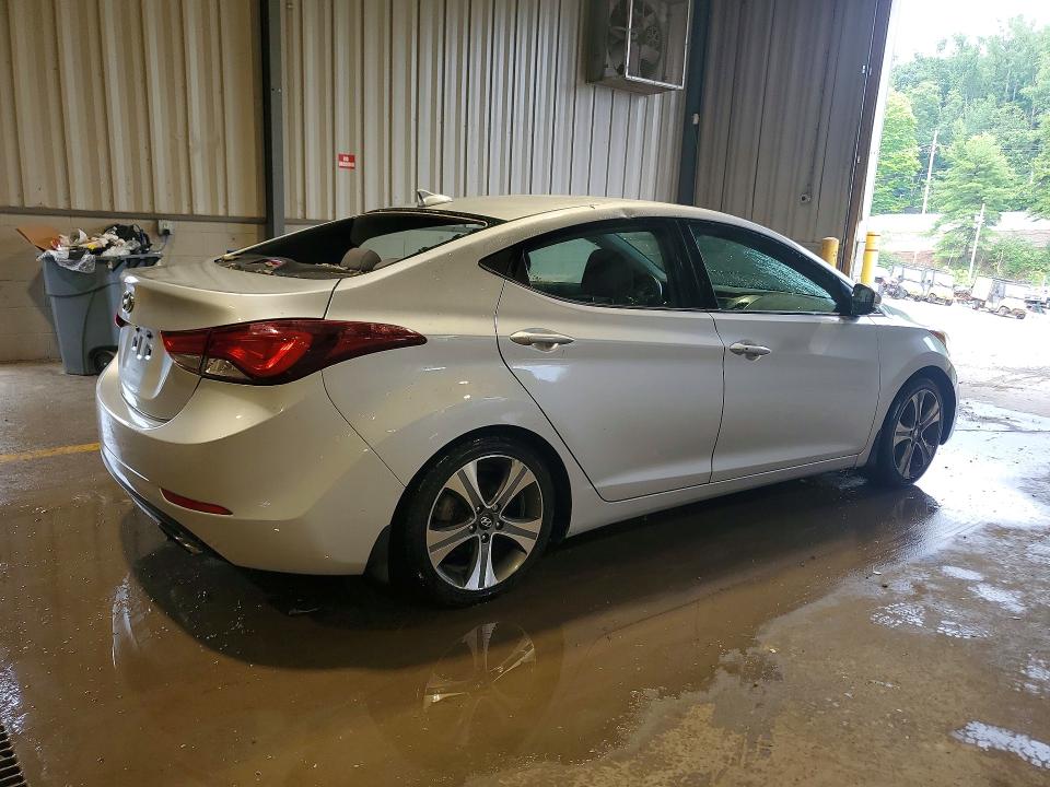 2016 Hyundai VIN KMHDH4AH5GU554042 COPART salvage auction — ROOF, Pa - Certificate Of Salvage, sold $1,950 on 2026-07-08 (photo 3)