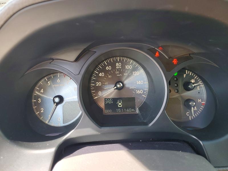 2006 Lexus Gs 300 VIN JTHBH96S765023297 COPART salvage auction — FRONT END, Tn - Salvage Certificate, sold $1,550 on 2026-07-08 (photo 9)