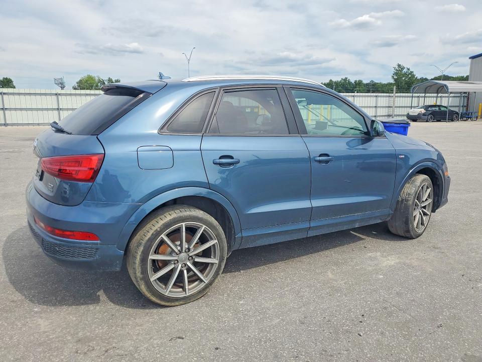 2018 Audi Q3 VIN WA1ECCFS3JR025411 COPART salvage auction — FRONT END, In - Certificate Of Title, sold $4,500 on 2026-07-09 (photo 3)