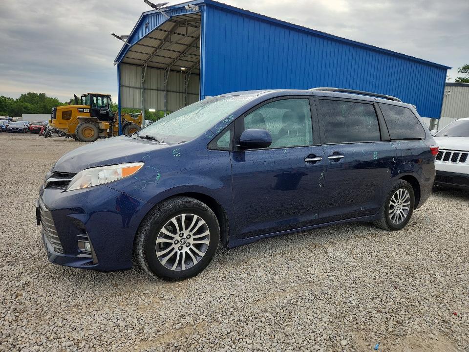 2020 Toyota VIN 5TDYZ3DC9LS039640 COPART salvage auction — HAIL, Id - Salvage Certificate Of Title, sold $150 on 2026-07-15 (photo 1)
