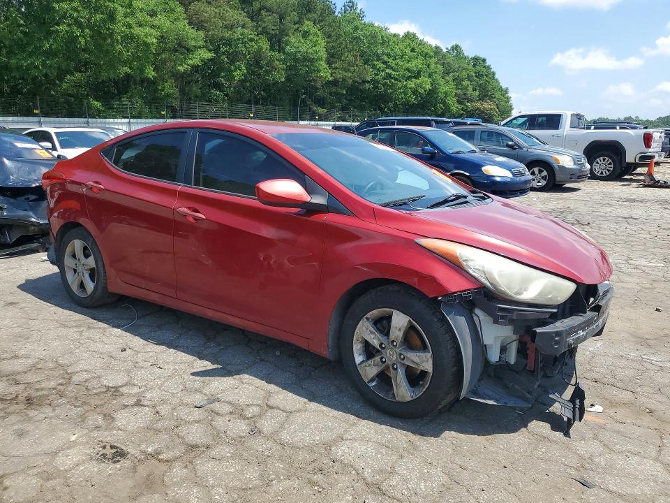 2011 Hyundai Elantra VIN KMHDH4AE1BU110283 COPART salvage auction — SIDE, Ga - Cert Of Title-Rebuilt Salvage, sold $500 on 2026-07-24 (photo 4)