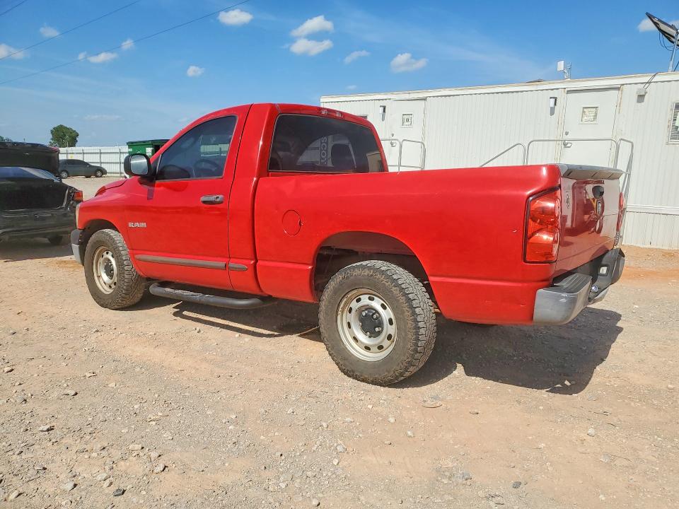 2008 Dodge Ram VIN 1D7HA16K18J108931 COPART salvage auction — REAR END, OK - CERT OF TITLE-SALVAGE, sold $1,450 on 2026-07-09 (photo 2)
