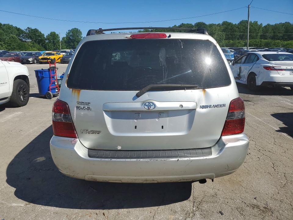 2005 Toyota Highlander VIN JTEEP21A950072435 COPART salvage auction — MINOR DENT/SCRATCHES, Salvage Title, sold $625 on 2026-07-30 (photo 6)
