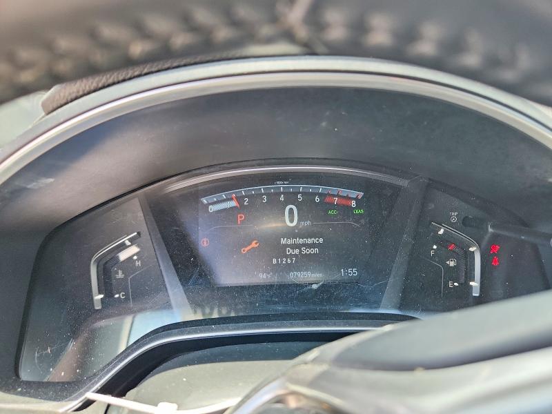 2018 Honda Cr-v VIN 7FARW2H89JE074424 COPART salvage auction — FRONT END, Tx - Salvage Vehicle Title, sold $5,700 on 2026-07-16 (photo 9)