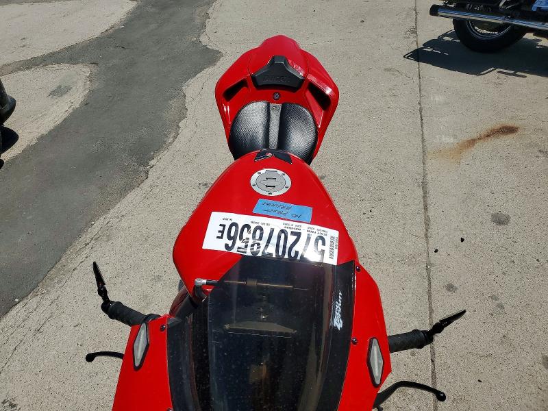 2010 Ducati 1198 VIN ZDM1XBLW9AB026490 COPART salvage auction — FRONT END, Mi - Certificate Of Title, sold $3,650 on 2026-07-21 (photo 5)