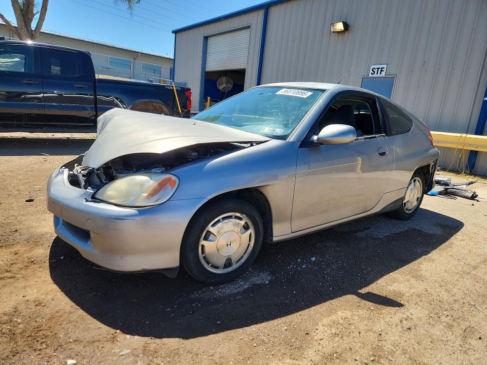 2000 Honda Insight VIN JHMZE1376YT000245 COPART salvage auction — FRONT END, Nm - Cert Of Title-Salvage, sold $200 on 2026-07-13 (photo 1)