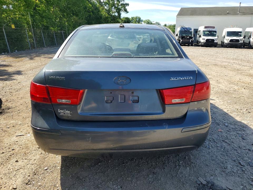 2009 Hyundai Sonata VIN 5NPET46C89H498308 COPART salvage auction — SIDE, Oh - Cert Of Title-Salvage, sold $300 on 2026-07-08 (photo 6)