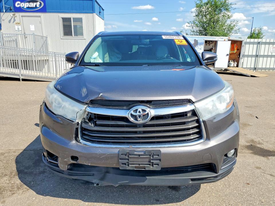 2016 Toyota Highlander VIN 5TDJKRFH7GS339507 COPART salvage auction — REAR END, Mn - Cert Of Title-Salvage, sold $6,200 on 2026-07-09 (photo 5)