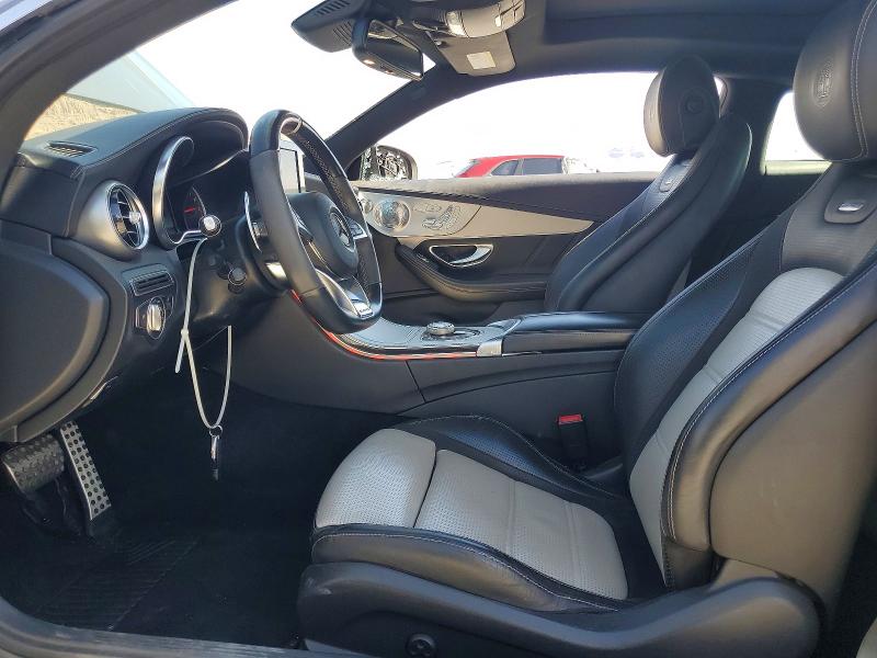 2018 Mercedes-benz C-klasse amg VIN WDDWJ8HB1JF646387 COPART salvage auction — SIDE, Nv - Salvage Title, sold $21,000 on 2026-08-05 (photo 7)