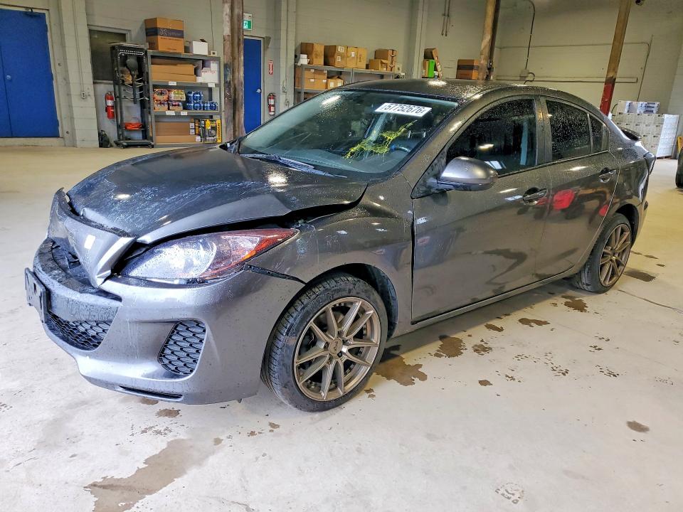 2013 Mazda 3 VIN JM1BL1V75D1826452 COPART salvage auction — FRONT END, ON - PERMIT SALVAGE, sold $250 on 2026-07-21 (photo 1)