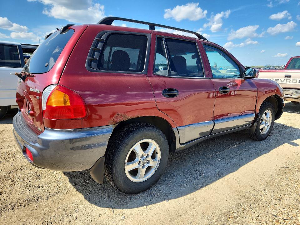 2003 Hyundai Santa fe VIN KM8SB73D83U511586 COPART salvage auction — FRONT END, AB - BOS - SALVAGE, sold $375 on 2026-07-09 (photo 3)