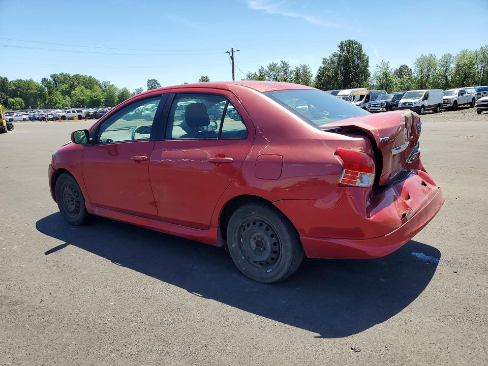 2007 Toyota Yaris VIN JTDBT903771178765 COPART salvage auction — REAR END, Or - Salvage Title Certificate, sold $200 on 2026-07-22 (photo 2)