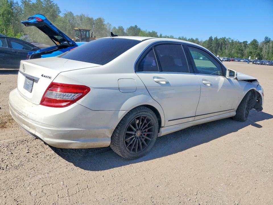 2010 Mercedes-benz C-klasse VIN WDDGF8BB1AF454062 COPART salvage auction — FRONT END, On - Permit No Brand - Unfit, sold $625 on 2026-07-16 (photo 3)