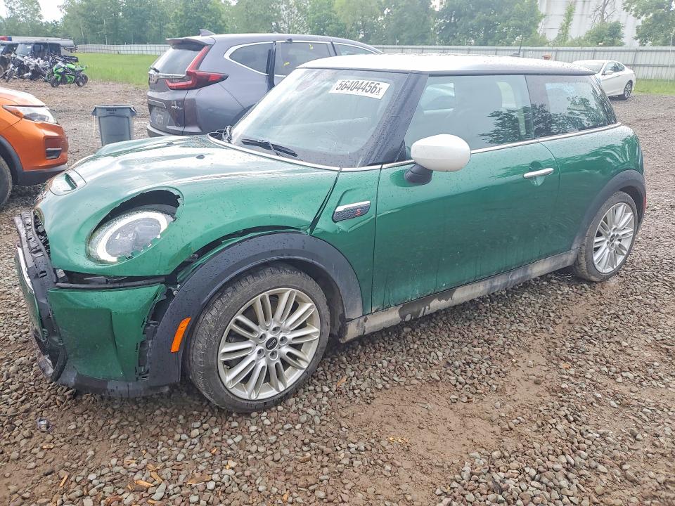 2024 Mini Cooper VIN WMW53DH07R2W04975 COPART salvage auction — FRONT END, Ny - Mv-907A Salvage Certificate, sold $3,400 on 2026-07-22 (photo 1)