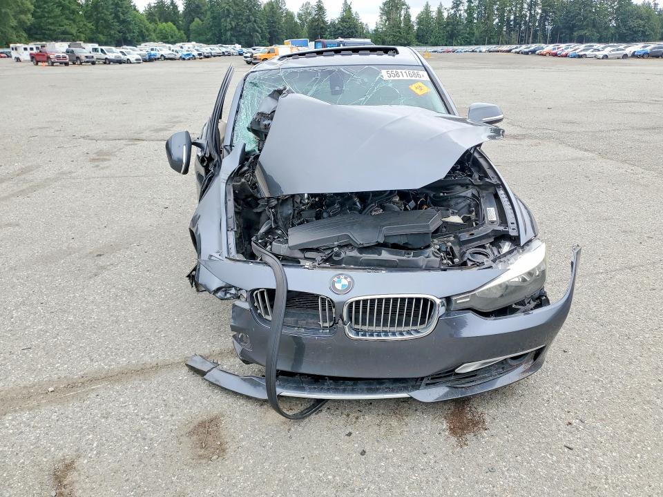 2012 BMW 3er VIN WBA3A5C50CF256569 COPART salvage auction — FRONT END, Wa - Bill Of Sale, sold $275 on 2026-07-20 (photo 5)