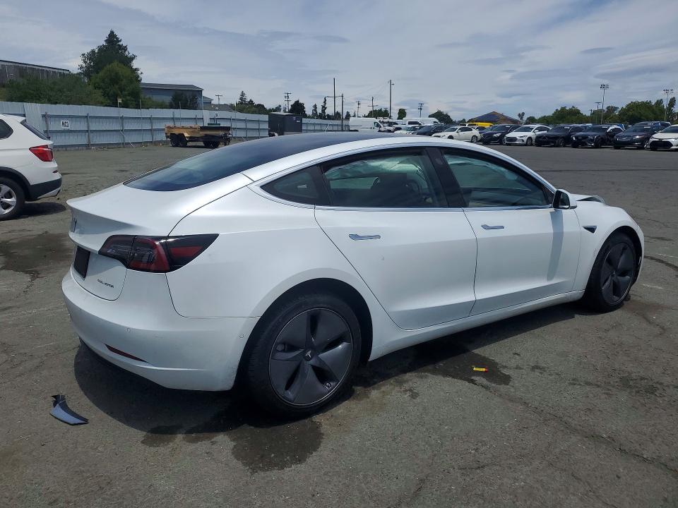 2020 Tesla VIN 5YJ3E1EB2LF650047 COPART salvage auction — FRONT END, Ca - Salvage Certificate, sold $4,000 on 2026-07-24 (photo 3)