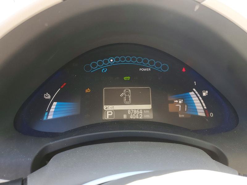 2012 Nissan Leaf VIN JN1AZ0CP7CT016088 COPART salvage auction — FRONT END, On - Permit Salvage, sold $400 on 2026-07-14 (photo 9)