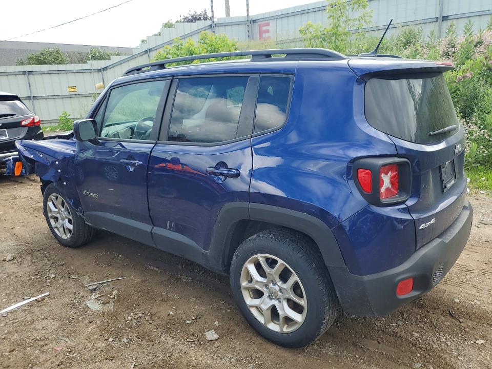 2017 Jeep VIN ZACCJBBB8HPE44690 COPART salvage auction — FRONT END, Mi - Certificate Of Title, sold $800 on 2026-07-15 (photo 2)