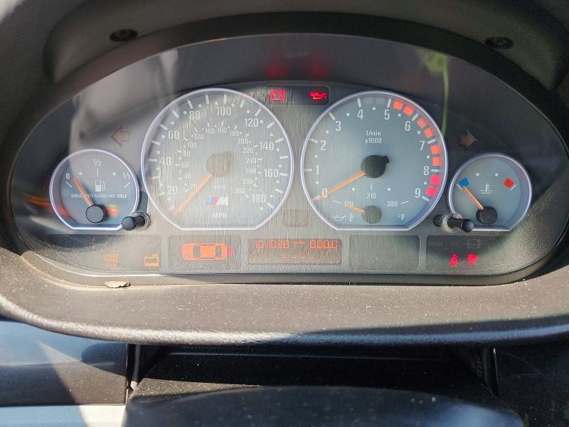 2001 BMW M3 VIN WBSBR93481EX20516 COPART salvage auction — FRONT END, Ca - Salvage Certificate, sold $8,600 on 2026-07-17 (photo 9)