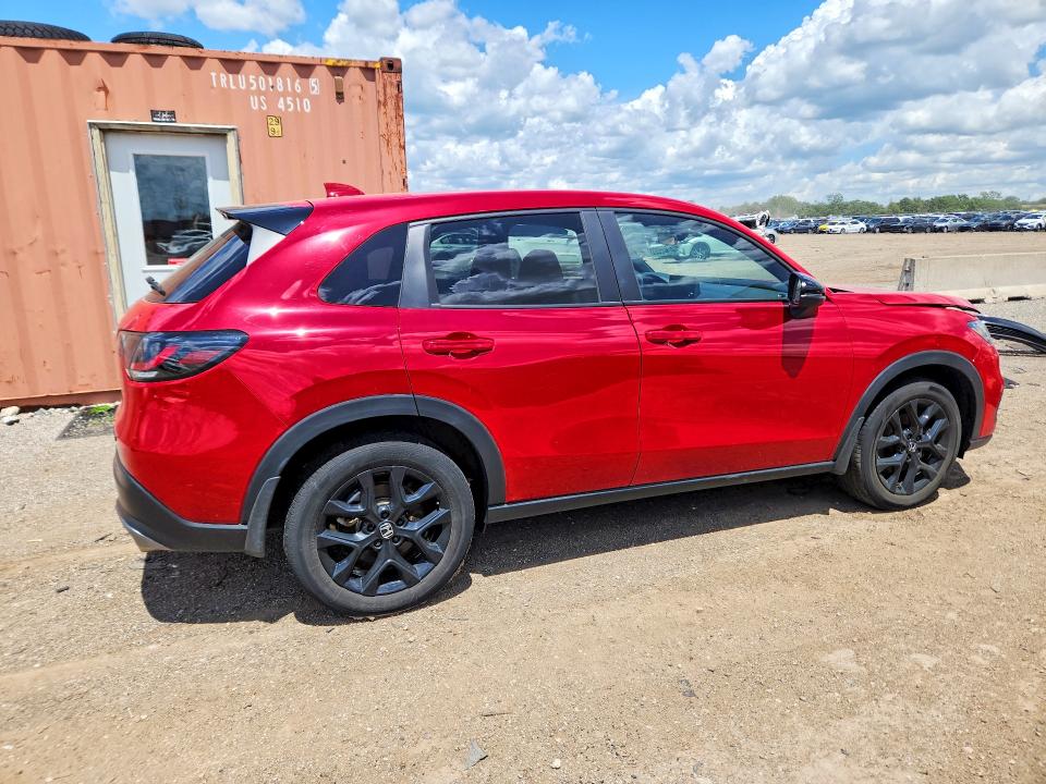 2023 Honda Hr-v VIN 3CZRZ2H58PM722987 COPART salvage auction — FRONT END, Il - Salvage Certificate, sold $8,500 on 2026-07-30 (photo 3)