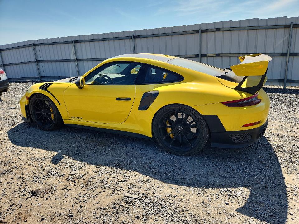 2018 Porsche 911 VIN WP0AE2A93JS186024 COPART salvage auction — REAR END, FL - CERT OF TITLE-SALVAGE THEFT, sold $292,000 on 2026-07-30 (photo 2)