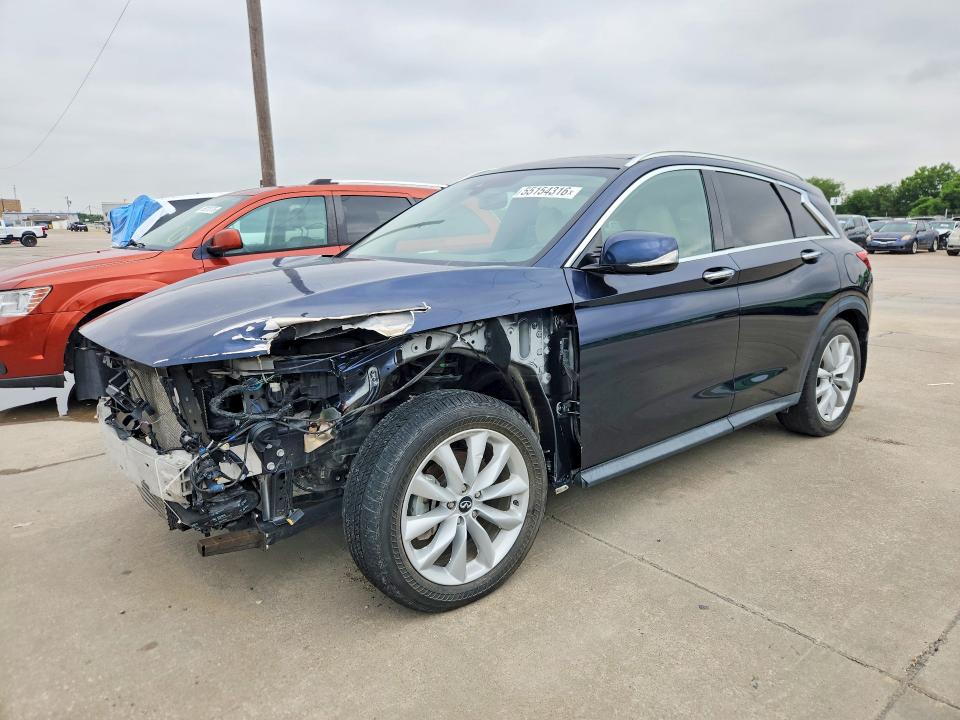 2019 Infiniti Qx50 VIN 3PCAJ5M30KF111736 COPART salvage auction — FRONT END, Tx - Certificate Of Title, sold $8,800 on 2026-07-10 (photo 1)