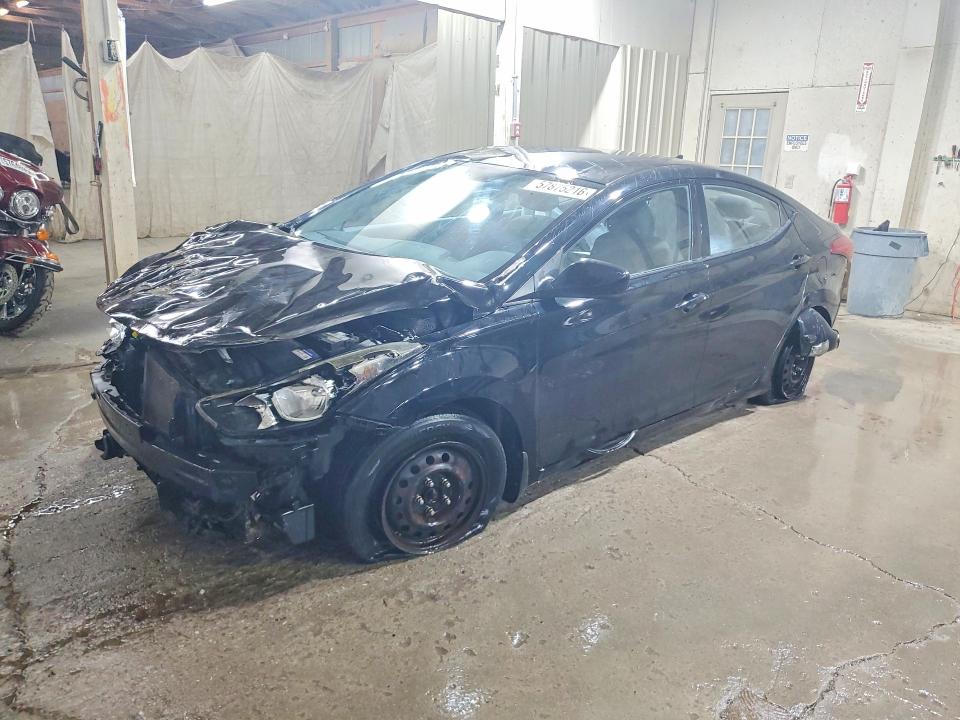 2016 Hyundai Elantra VIN KMHDH4AE2GU483422 COPART salvage auction — ROLLOVER, Salvage Title, sold $175 on 2026-07-21 (photo 1)