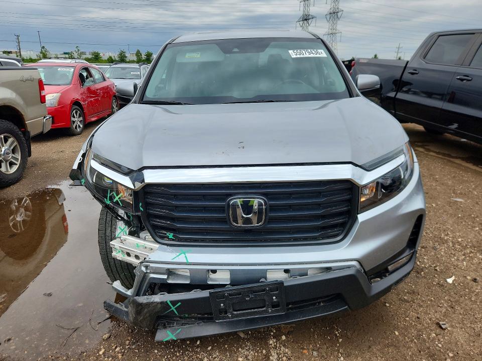 2023 Honda Ridgeline VIN 5FPYK3F53PB015466 COPART salvage auction — FRONT END, Il - Salvage Certificate, sold $12,100 on 2026-07-28 (photo 5)