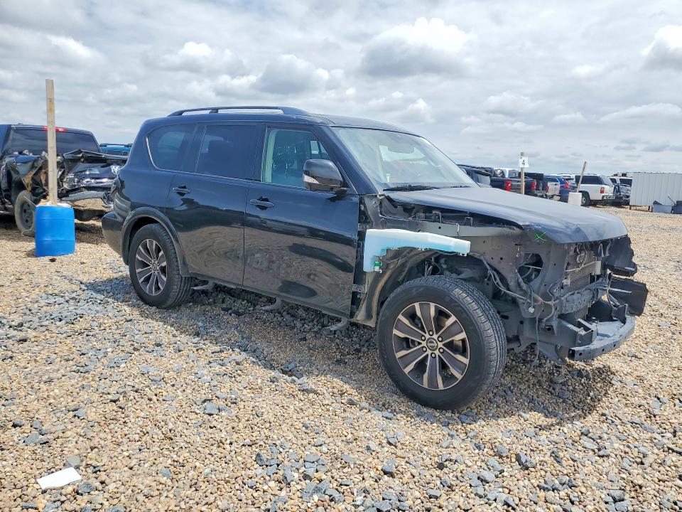 2018 Nissan Armada VIN JN8AY2NC0J9555608 COPART salvage auction — FRONT END, Tx - Salvage Vehicle Title, sold $90 on 2026-07-28 (photo 4)