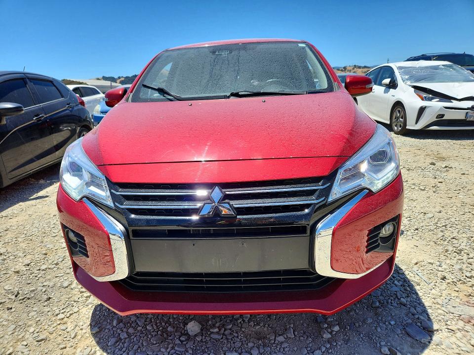 2024 Mitsubishi Mirage VIN ML32FVFJ2RHF17955 COPART salvage auction — REAR END, Ca - Salvage Certificate, sold $2,500 on 2026-07-14 (photo 5)
