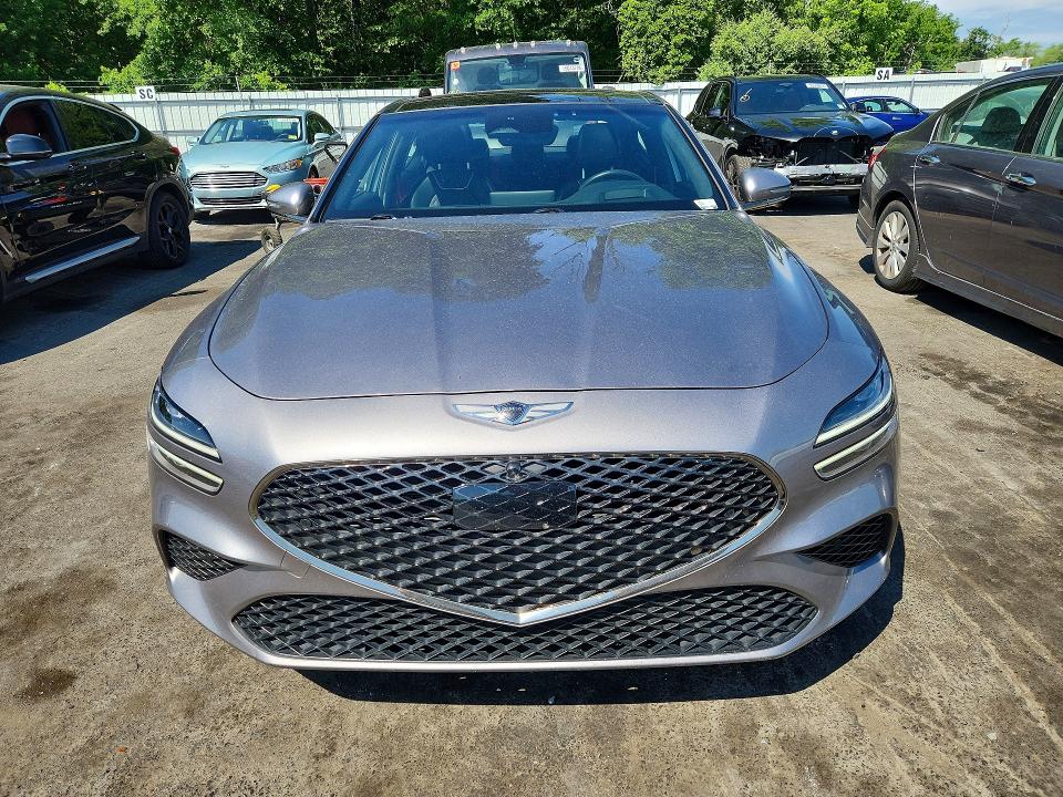 2023 Genesis G70 VIN KMTG54TE3PU130938 COPART salvage auction — REAR END, Salvage Title, sold $7,700 on 2026-07-28 (photo 5)