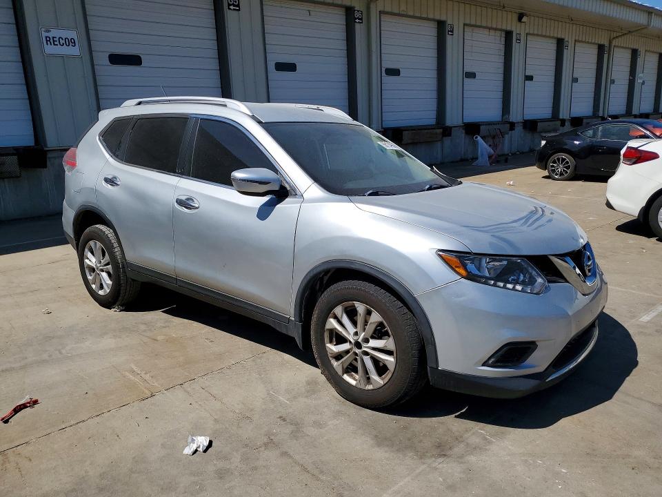 2016 Nissan Rogue VIN KNMAT2MV8GP614440 COPART salvage auction — SIDE, Ky - Cert Of Title-Rebuilt Water, sold $1,300 on 2026-07-16 (photo 4)