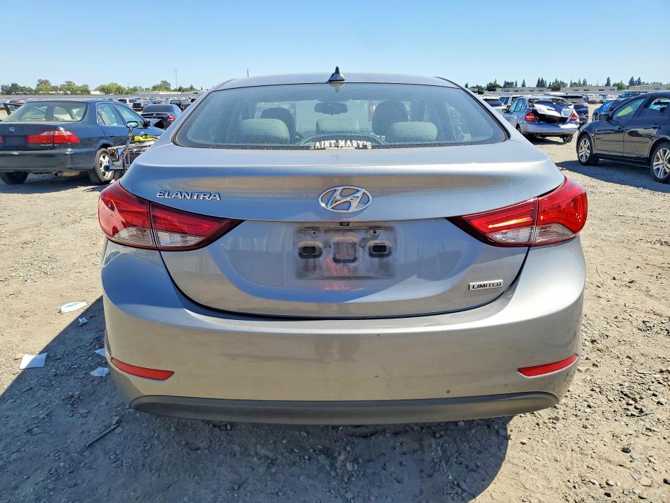 2015 Hyundai VIN KMHDH4AE2FU453142 COPART salvage auction — SIDE, CA - SALVAGE CERTIFICATE, sold $1,750 on 2026-07-07 (photo 6)